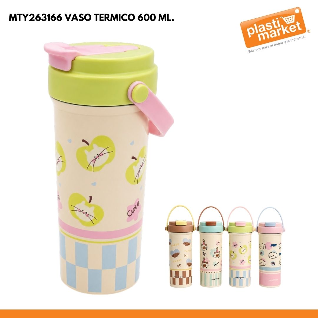 MTY263166 VASO TERMICO CUTE 600 ML.