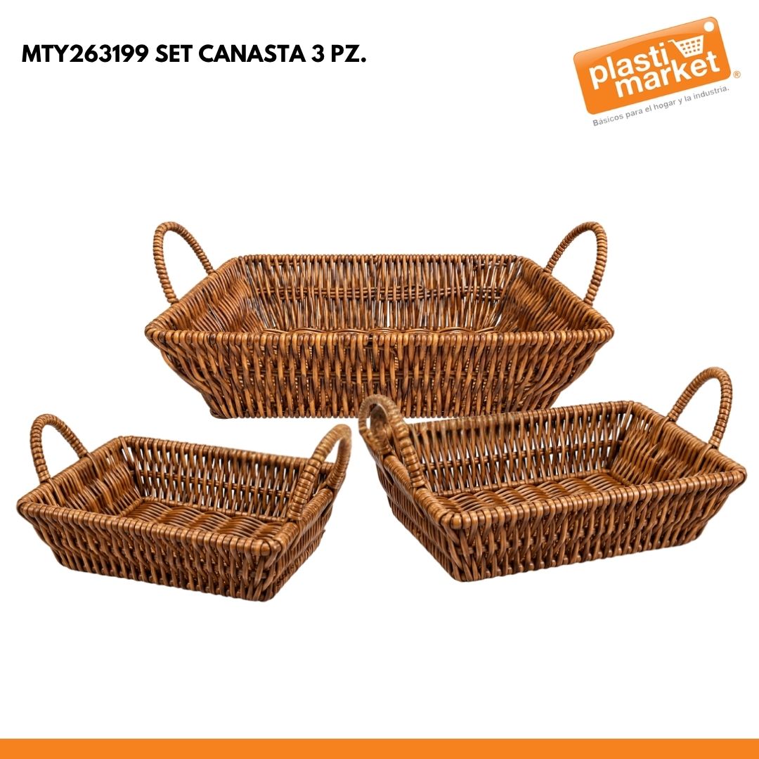 MTY263199 SET CANASTA 3 PZ.