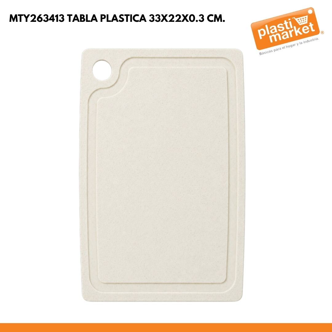 MTY263413 TABLA PLASTICA 33X22X0.3 CM.