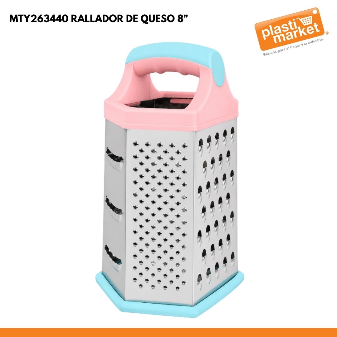 MTY263440 RALLADOR DE QUESO 8" OCTAGONAL