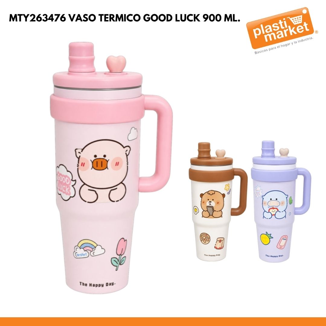 MTY263476 VASO TERMICO GOOD LUCK 900 ML.