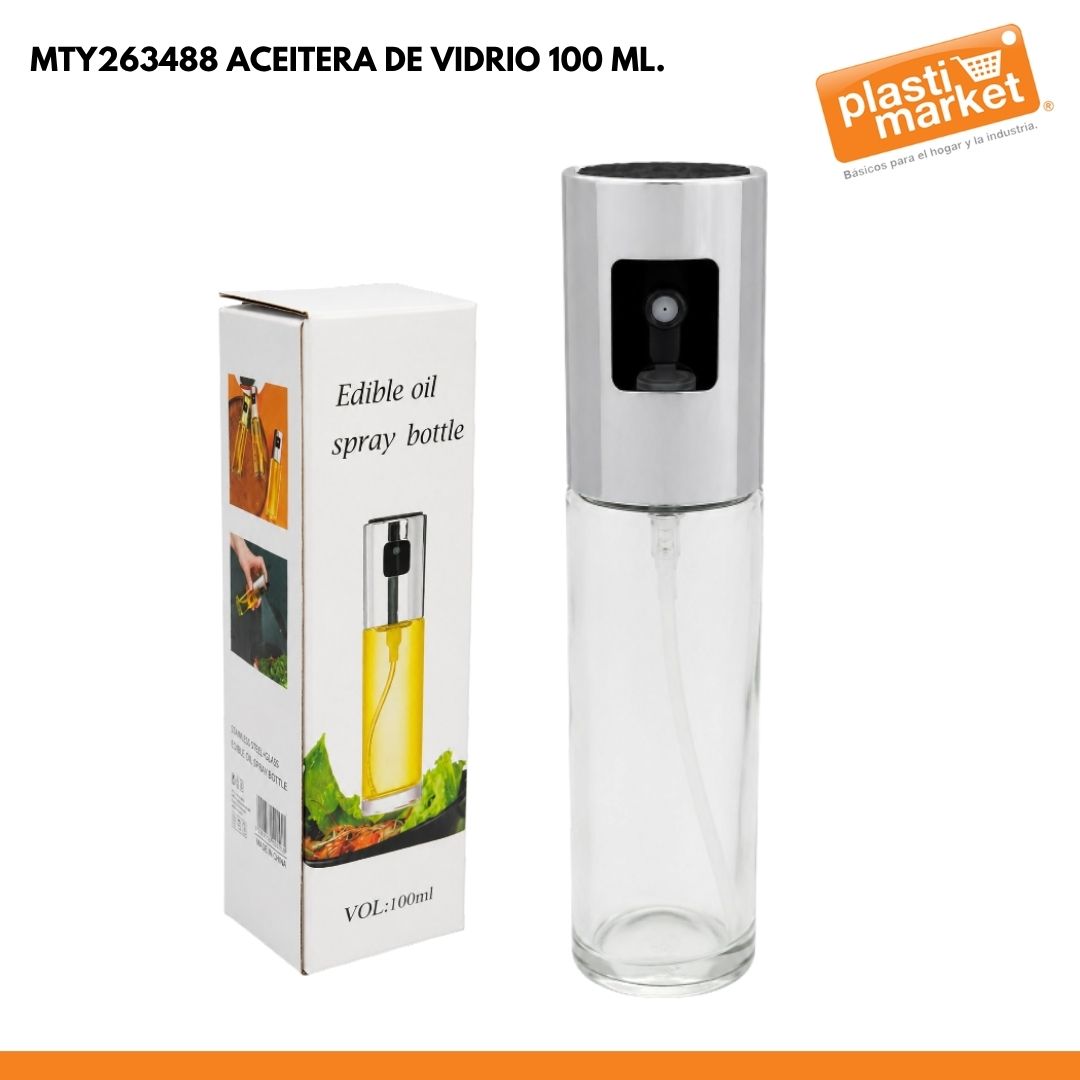 MTY263488 ACEITERA DE VIDRIO 100 ML.