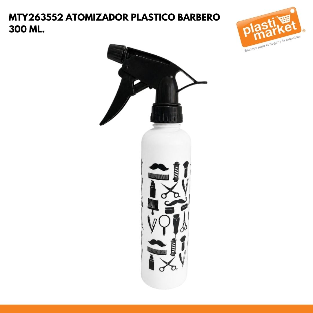 MTY263552 ATOMIZADOR PLASTICO BARBERO 300 ML.