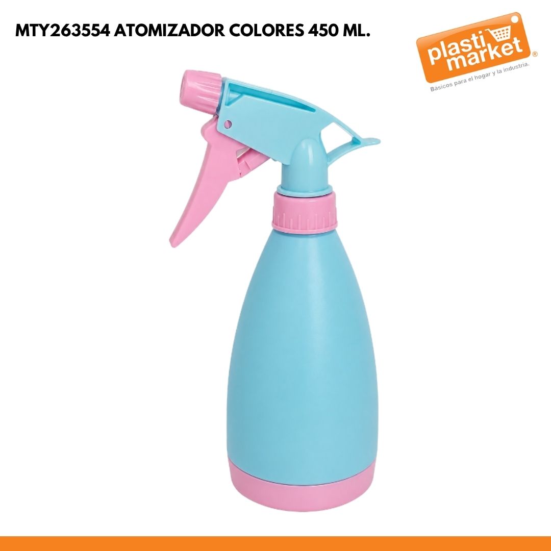 MTY263554 ATOMIZADOR COLORES 450 ML.