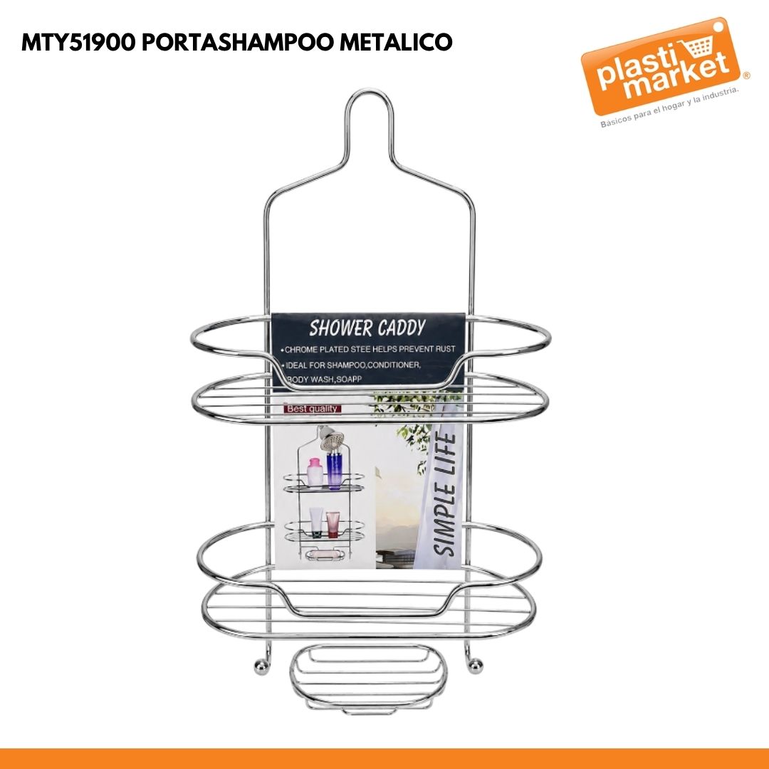 MTY51900 PORTASHAMPOO METALICO