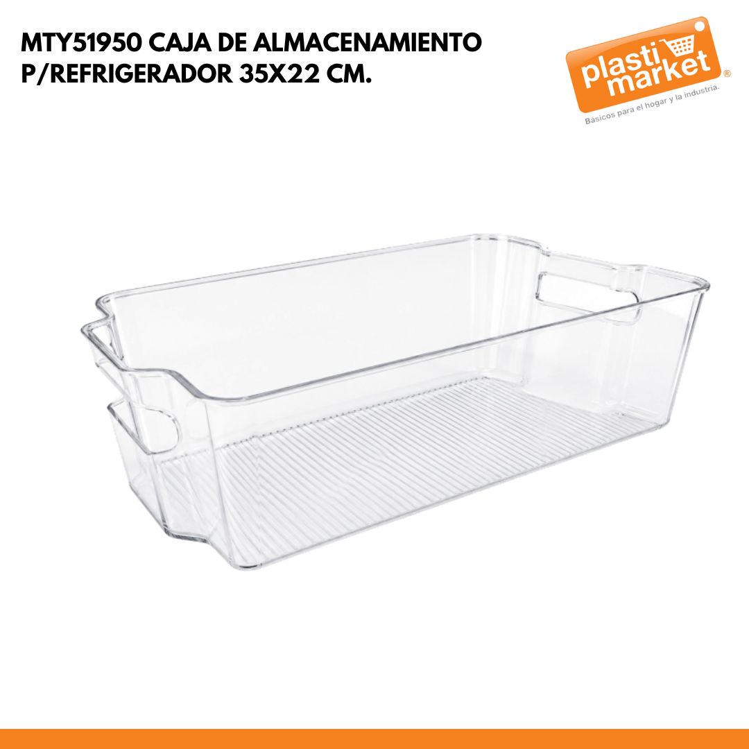 MTY51950 CAJA DE ALMACENAMIENTO P/REFRIGERADOR 35X22 CM.