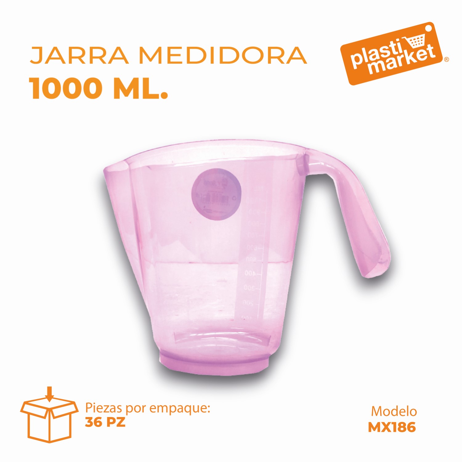 MX-186 JARRA MEDIDORA 1000 ML.