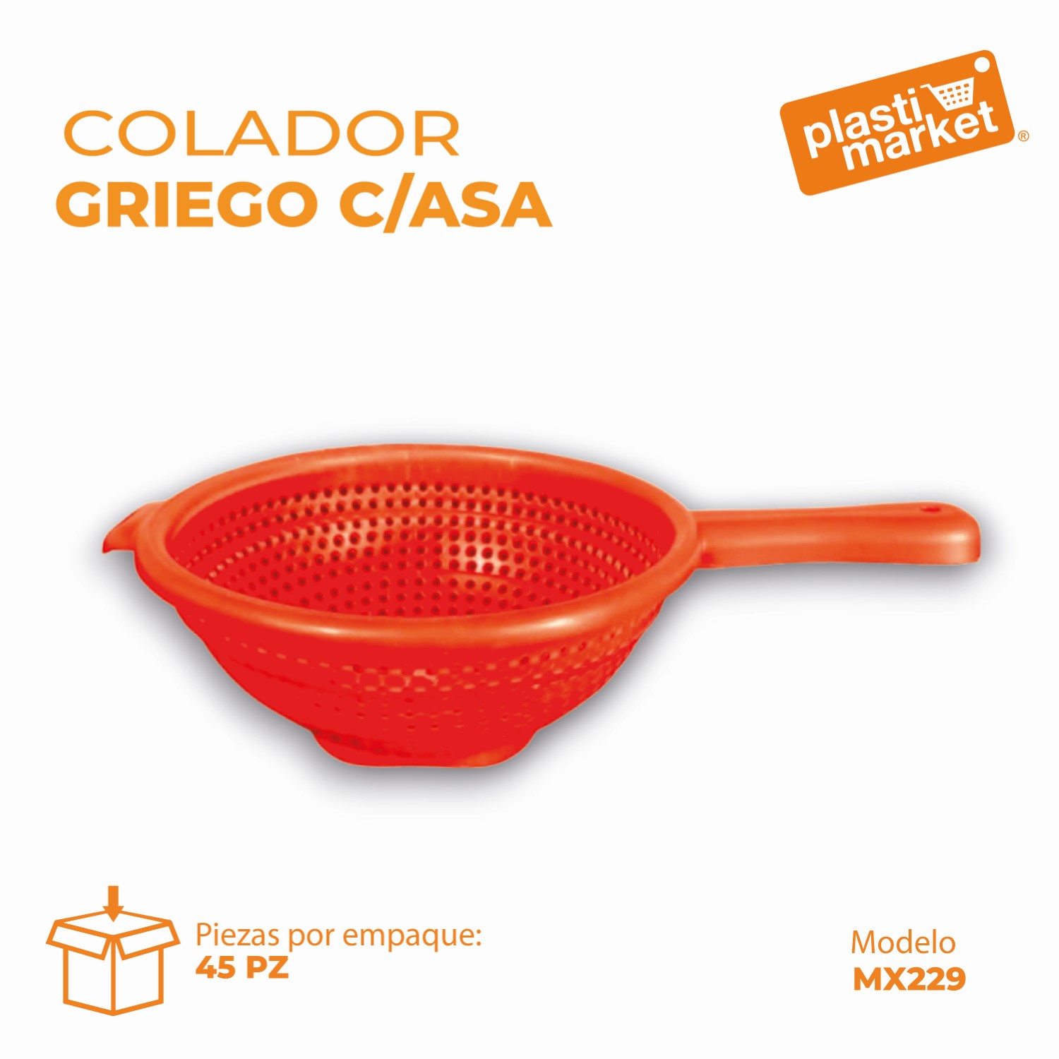 MX-229 COLADOR GRIEGO C/ASA
