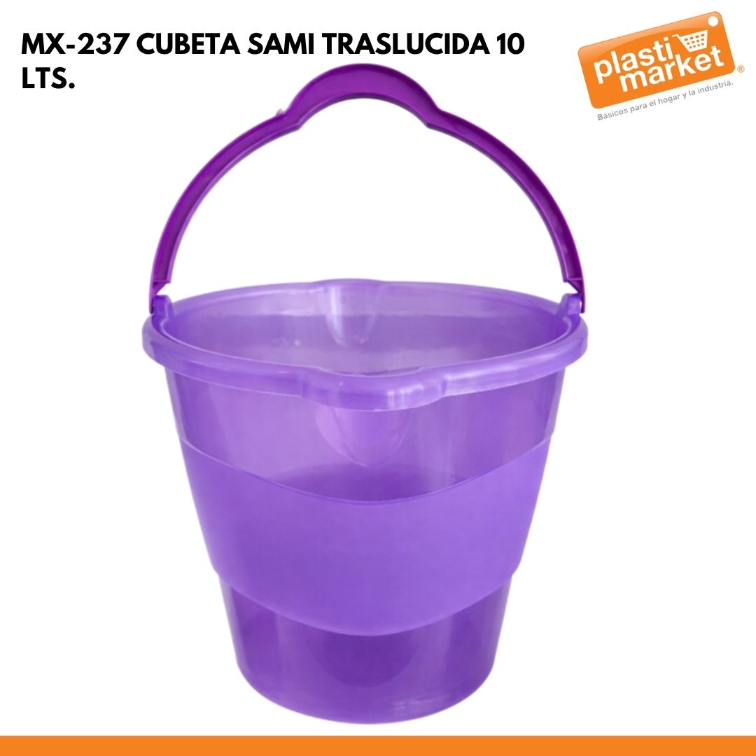 MX-237 CUBETA SAMI TRASLUCIDA 10 LTS.