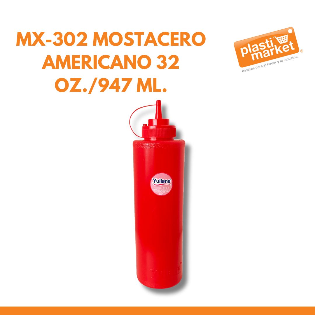 MX-302 MOSTACERO AMERICANO 30 OZ./947 ML.