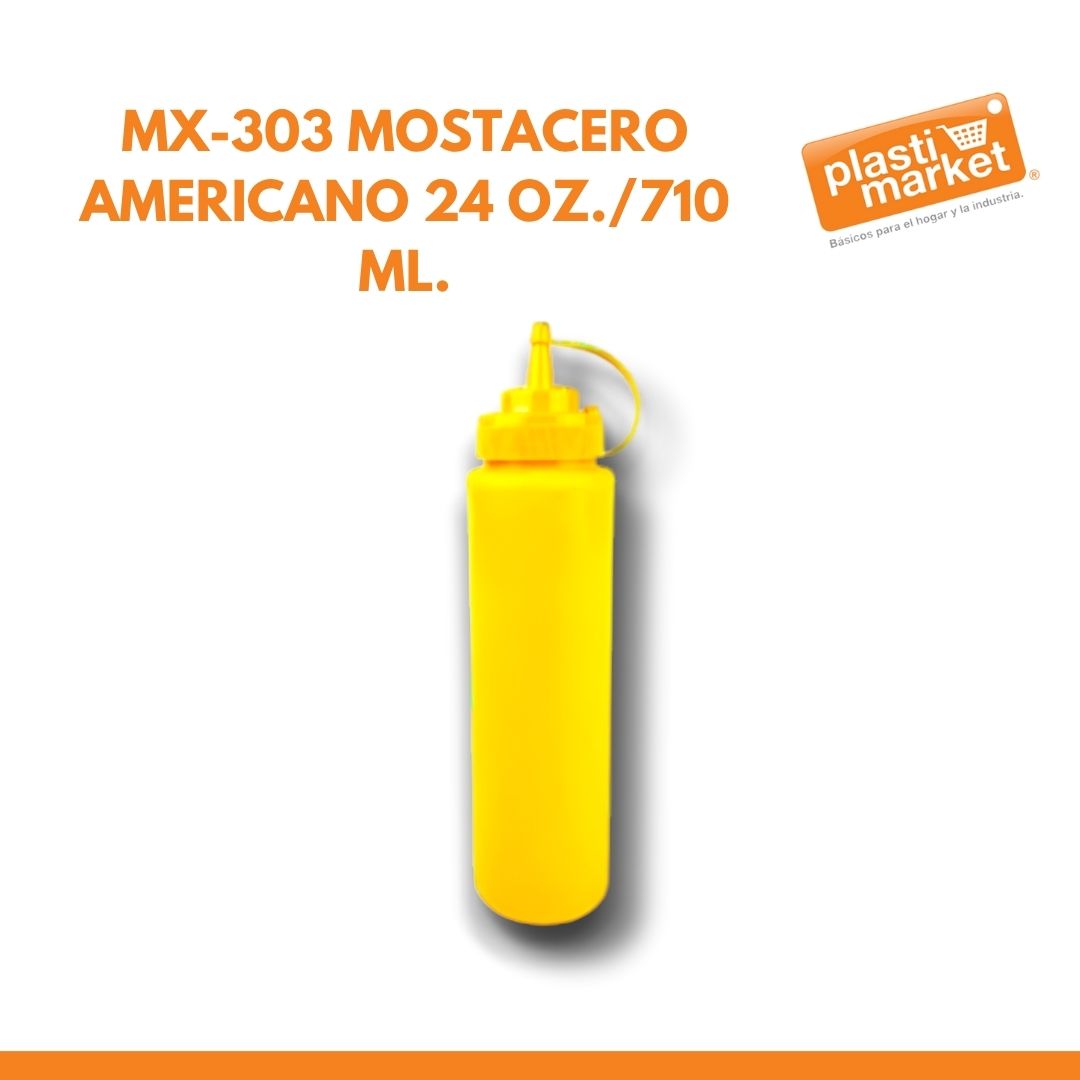 MX-303 MOSTACERO AMERICANO 24 OZ./710 ML.