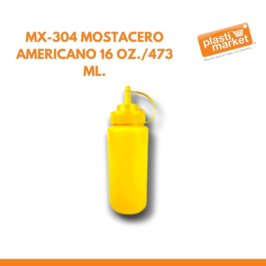MX-304 MOSTACERO AMERICANO 16 OZ./473 ML.