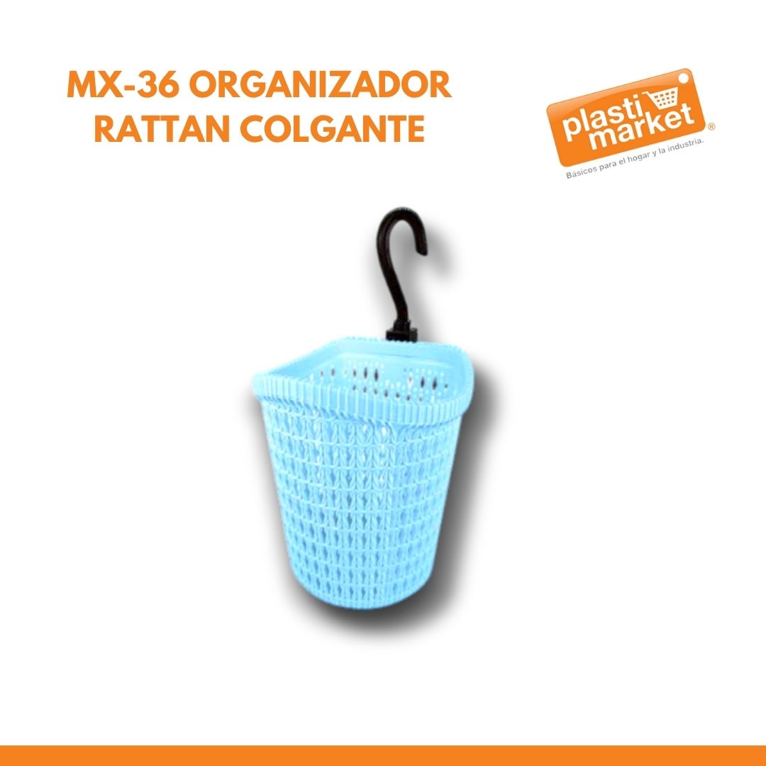 MX-36 ORGANIZADOR RATTAN COLGANTE