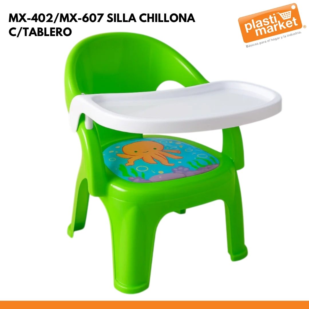 MX-402/MX-607 SILLA CHILLONA C/TABLERO