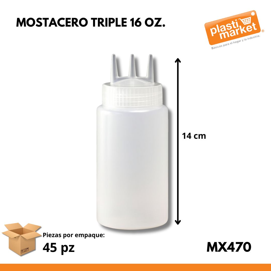 MX-470 MOSTACERO TRIPLE 16 OZ.