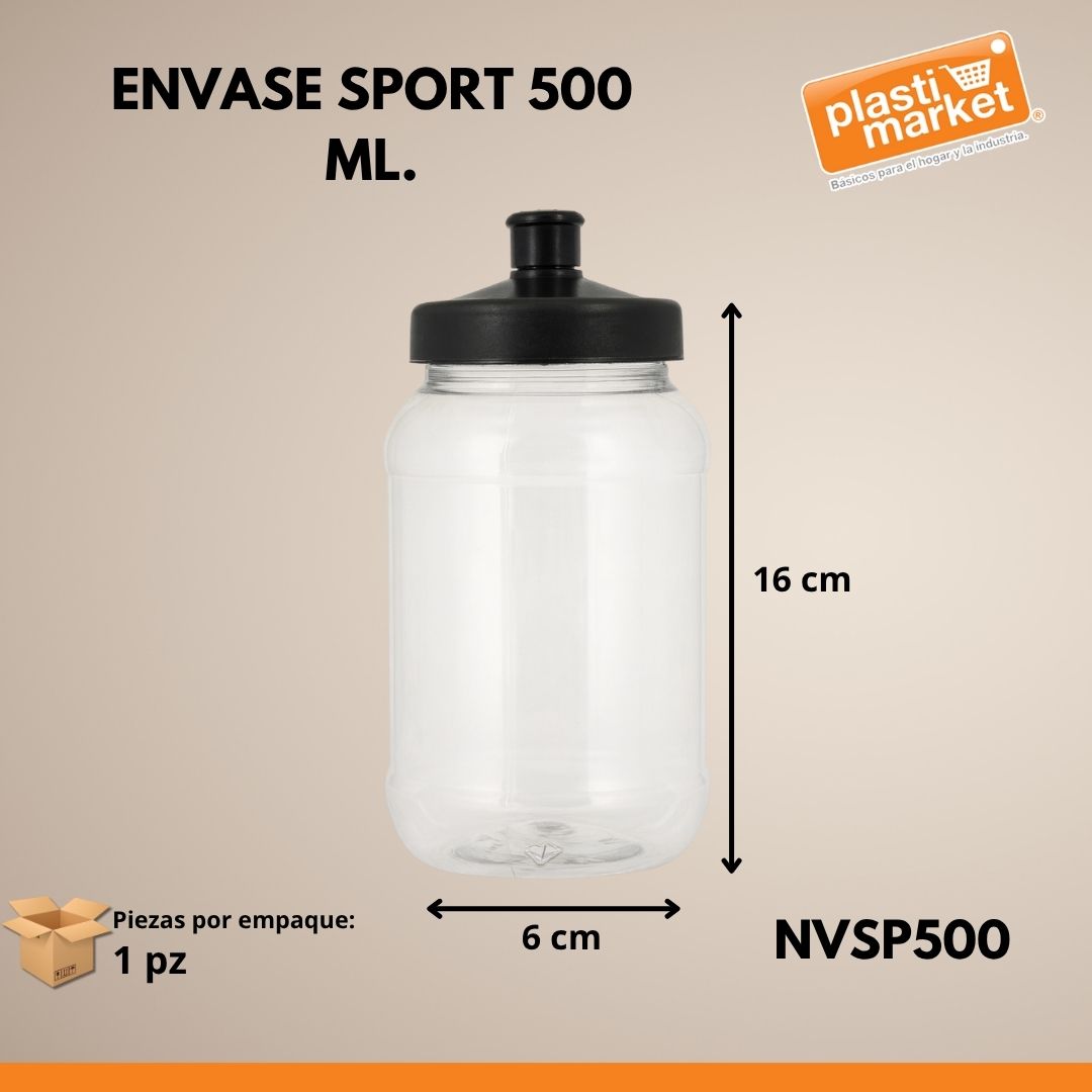 ENVASE SPORT 500 ML.