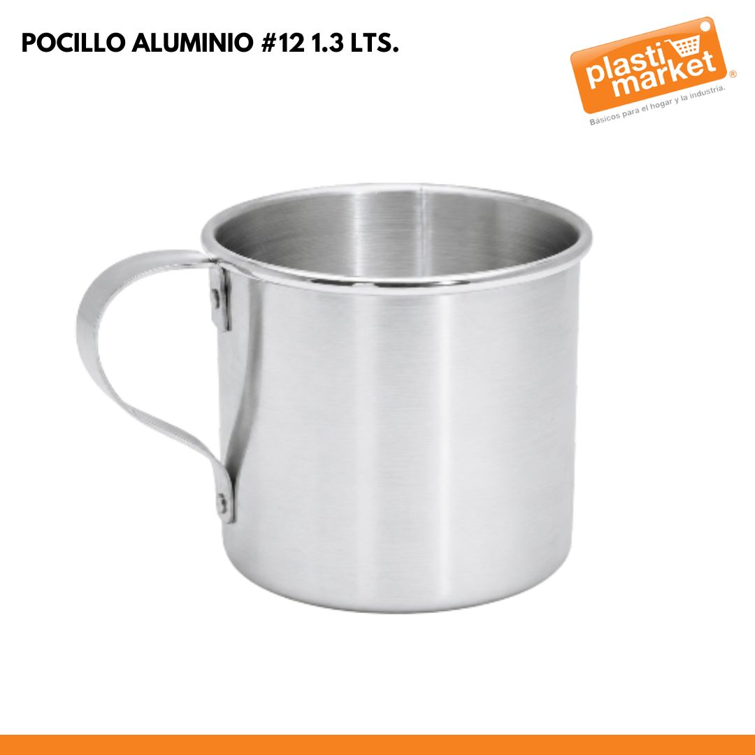 1084 POCILLO ALUMINIO #12  1.30 LTS.