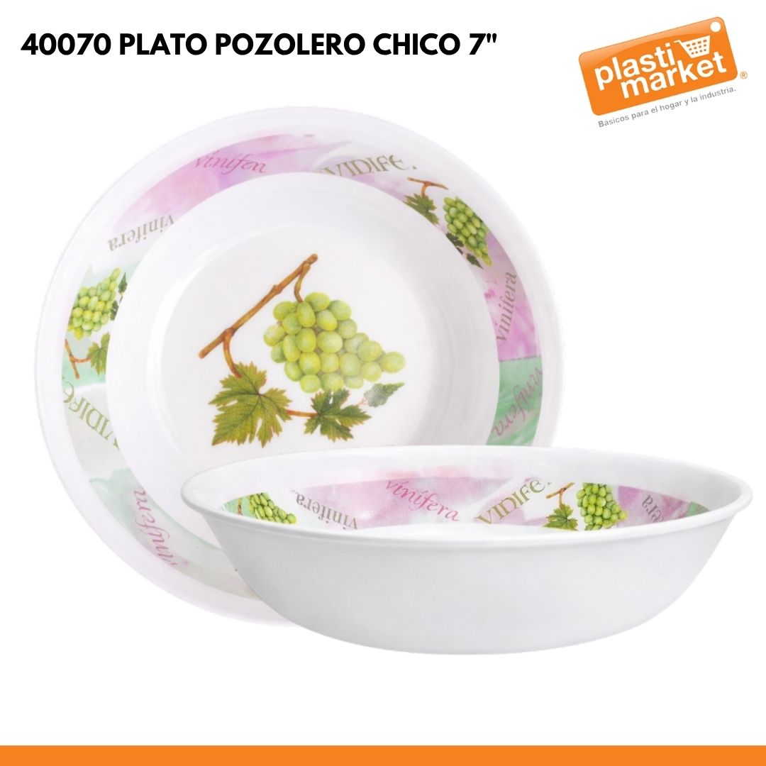 40070 PLATO POZOLERO CHICO 7"