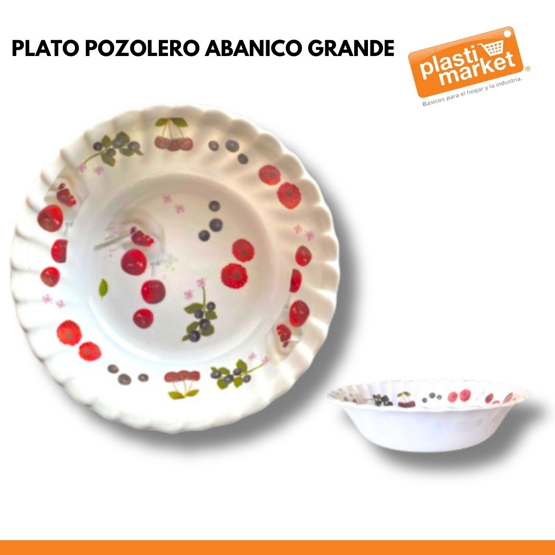 50008 PLATO POZOLERO ABANICO GRANDE