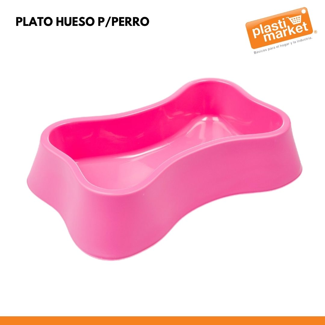 PLATO HUESO P/PERRO