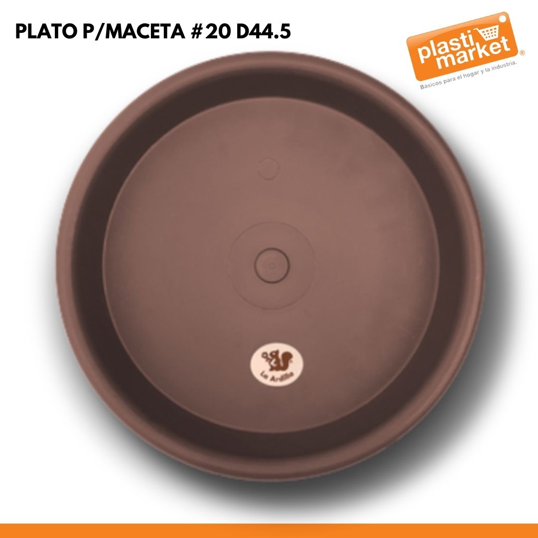 PLATO P/MACETA #20 D44.5