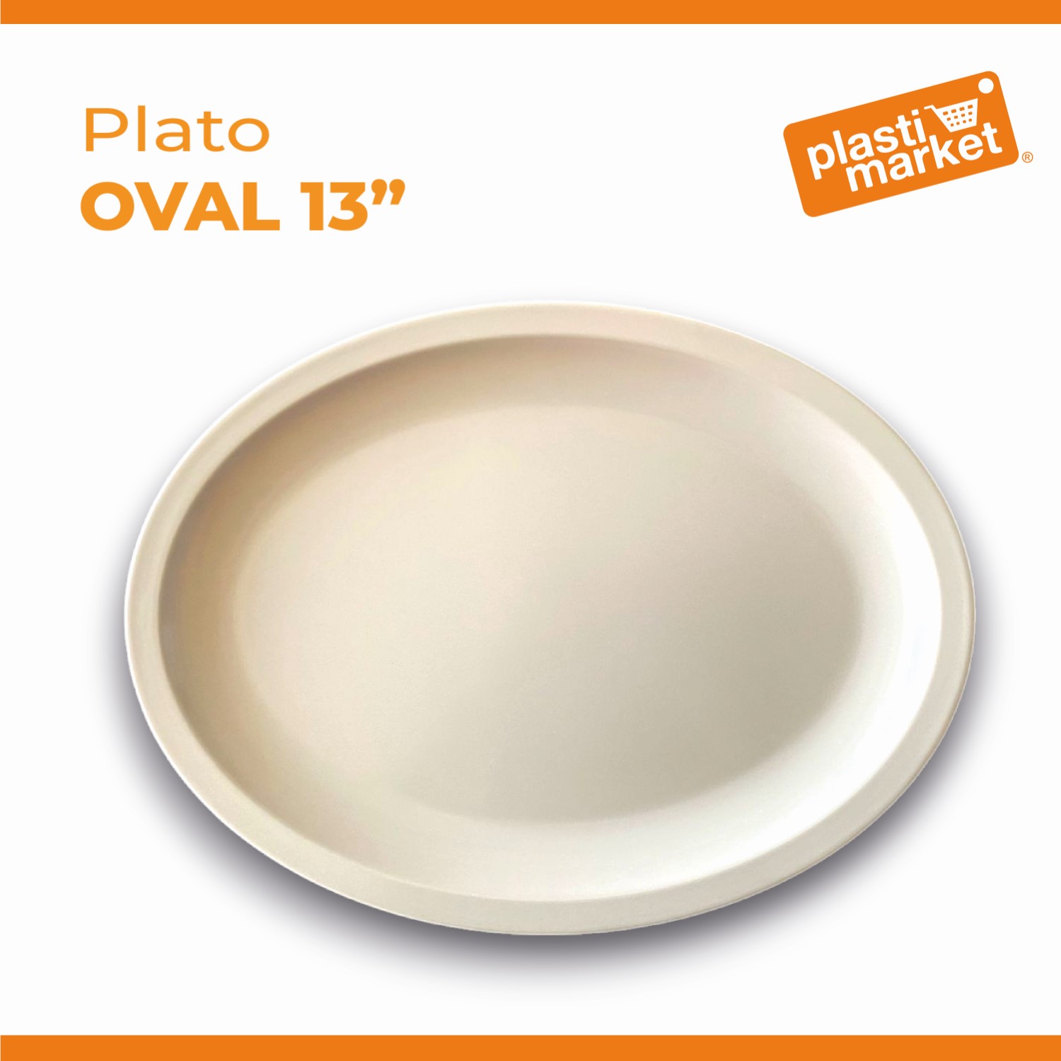 PO13 PLATO OVAL 13"