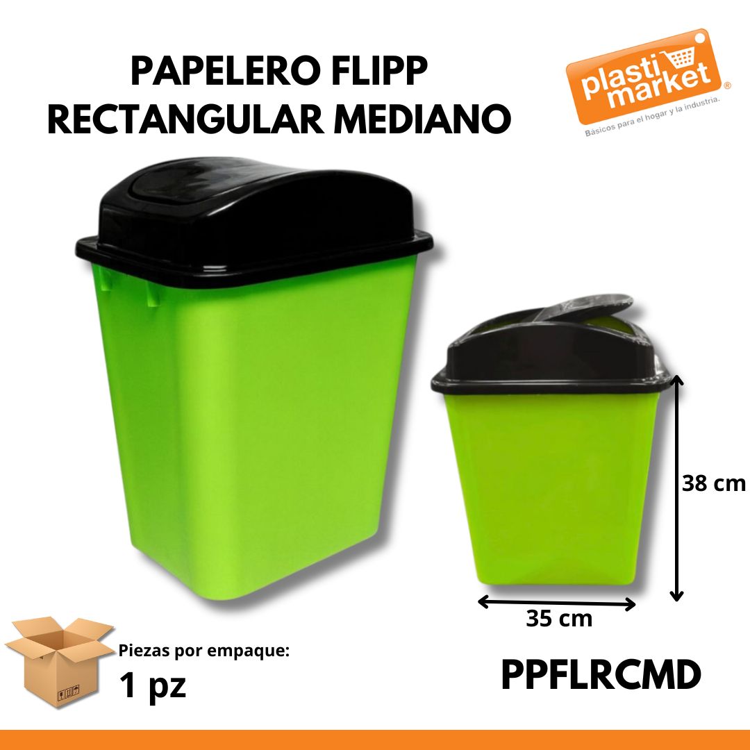 PAPELERO FLIPP RECTANGULAR MEDIANO