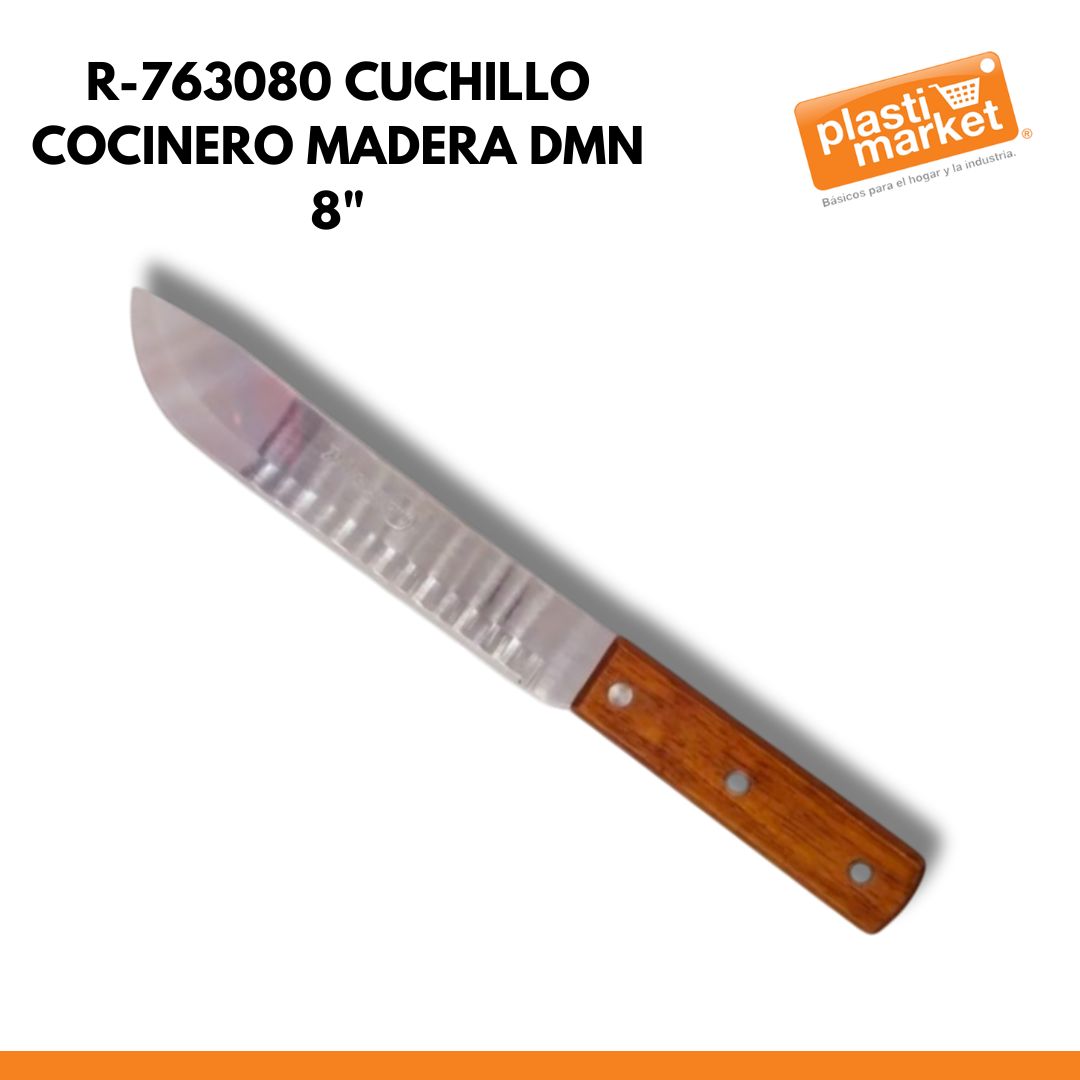 R-763080 CUCHILLO COCINERO MADERA DMN 8"