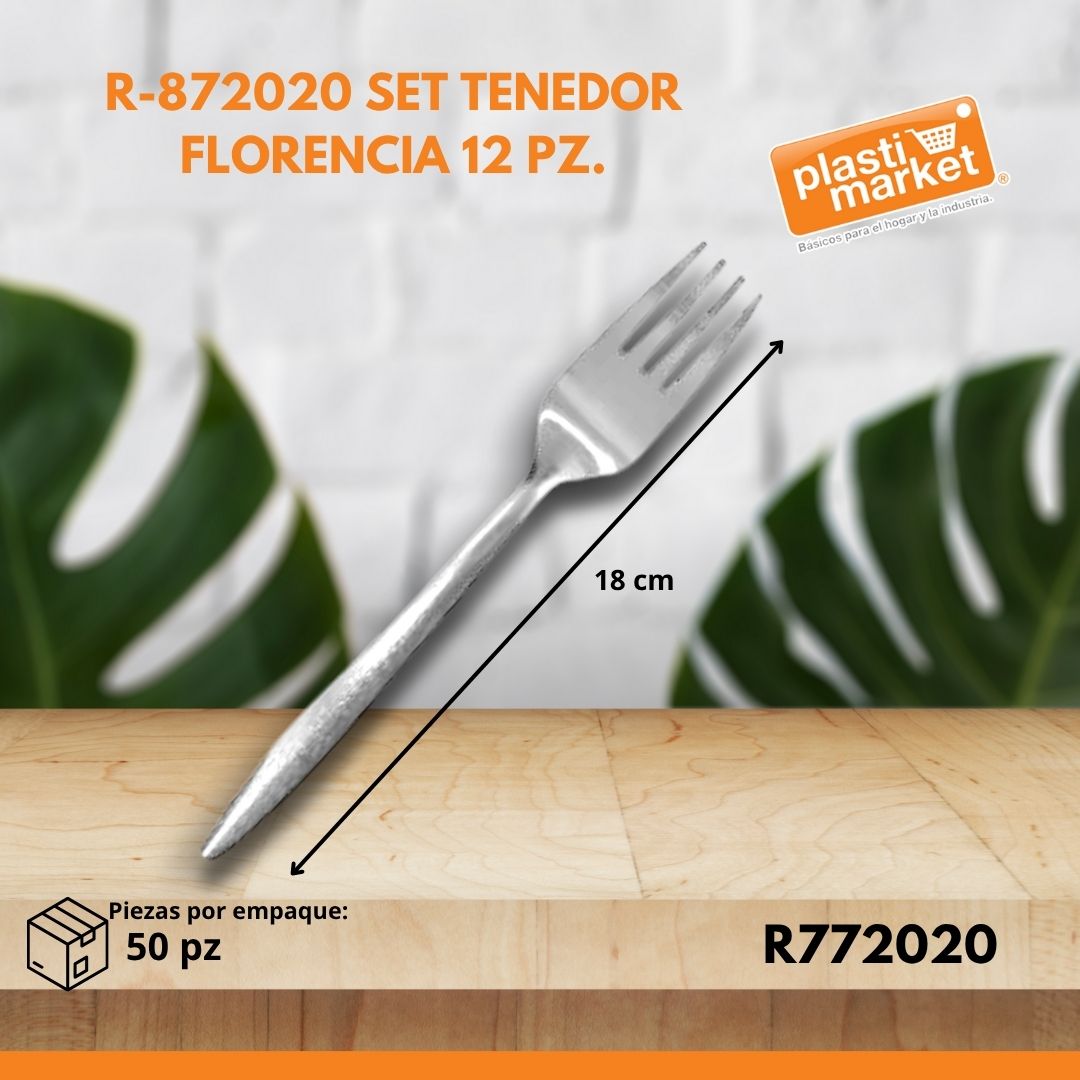 R-872020 SET TENEDOR FLORENCIA 12 PZ.