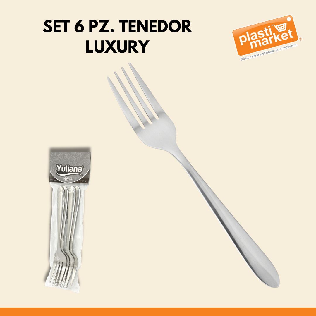 R-793020 SET 6 PZ. TENEDOR LUXURY