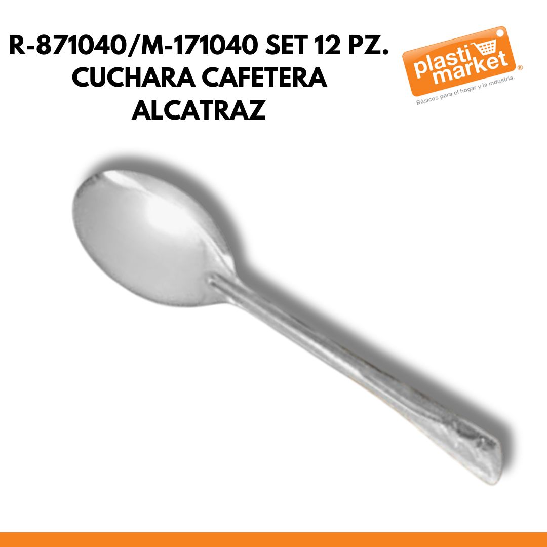 R-871040 SET 12 PZ. CUCHARA CAFETERA ALCATRAZ
