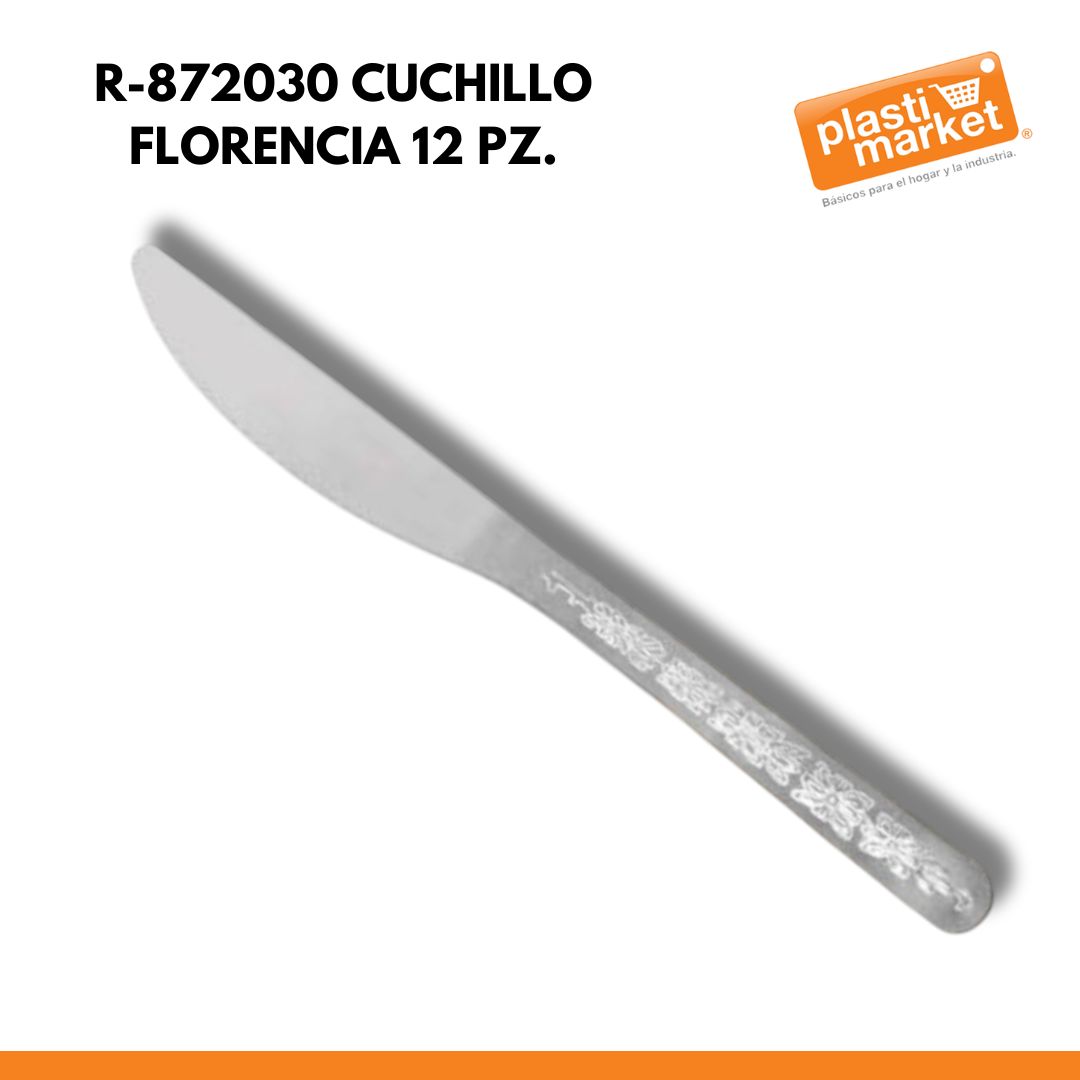 Y-72030 SET 12 PZ. CUCHILLO FLORENCIA