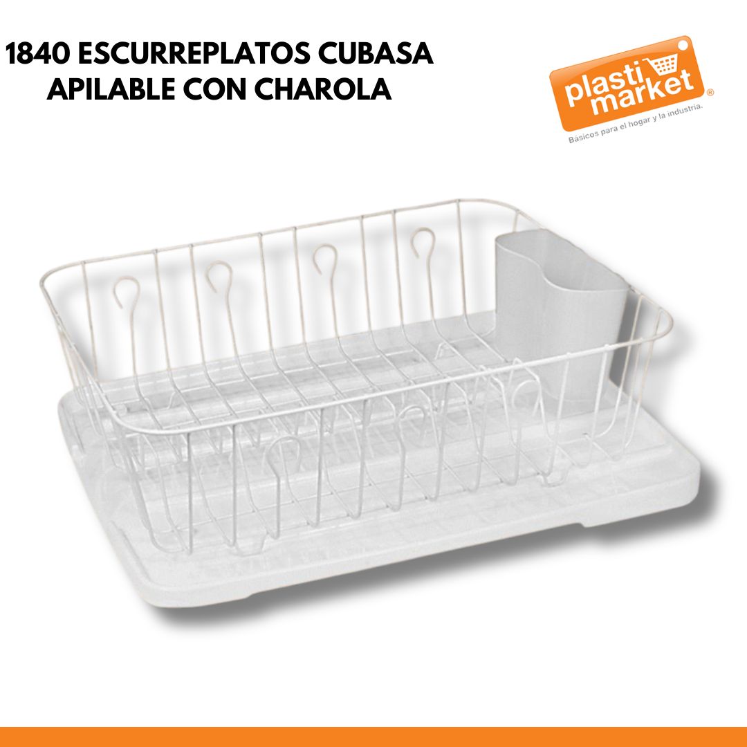 5000 ESCURREPLATOS ALAMBRE C/CHAROLA CUBASA