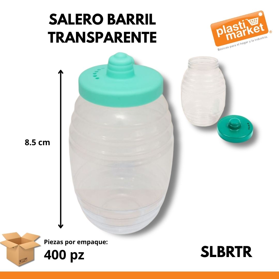 SALERO BARRIL TRANSPARENTE