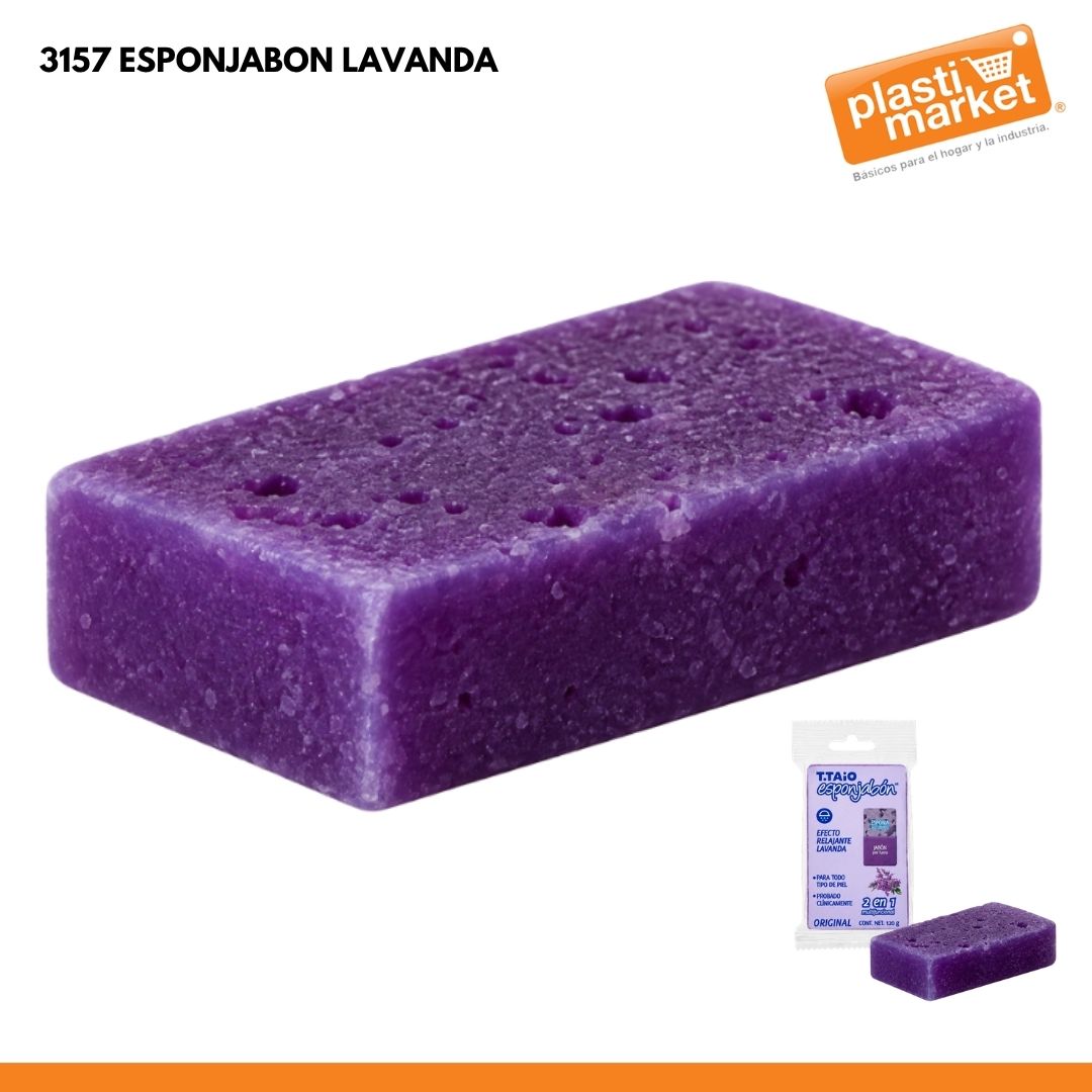 3157 ESPONJABON LAVANDA