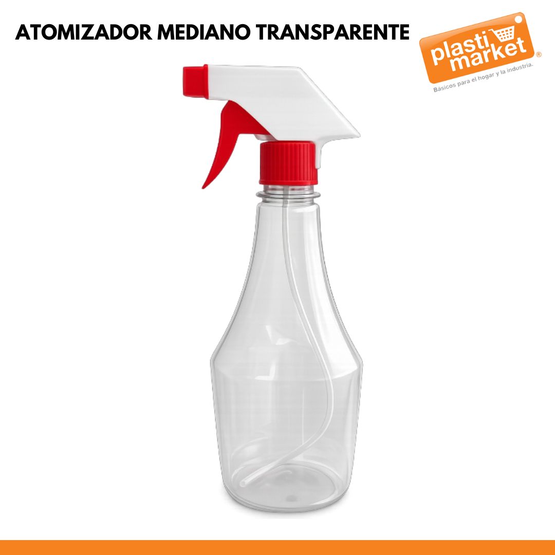ATOMIZADOR MEDIANO TRANSPARENTE