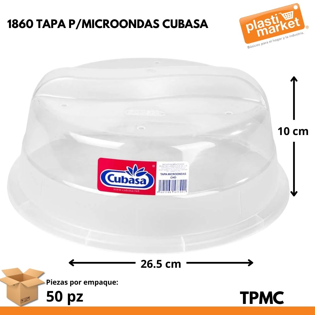 1860 TAPA P/MICROONDAS CUBASA
