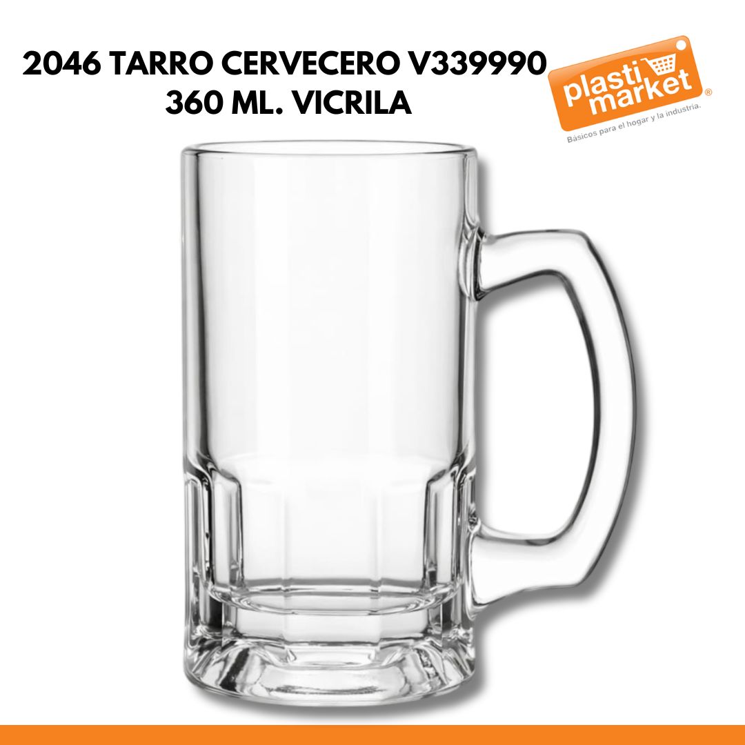 2046 TARRO CERVECERO V339990 360 ML. VICRILA