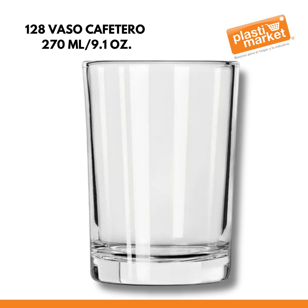 128 VASO CAFETERO 270 ML/9.1 OZ.