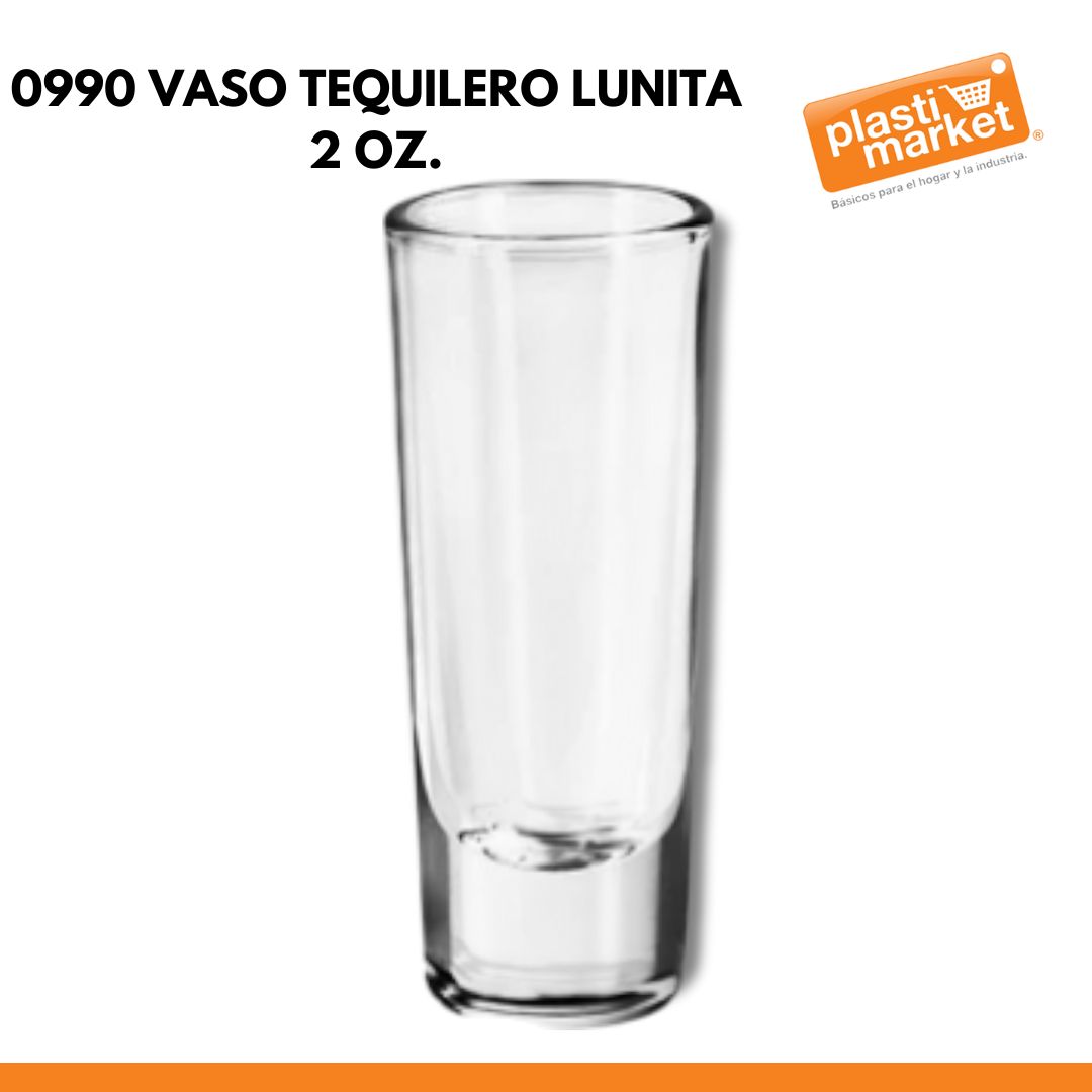 0990 VASO TEQUILERO LUNITA 2 OZ.