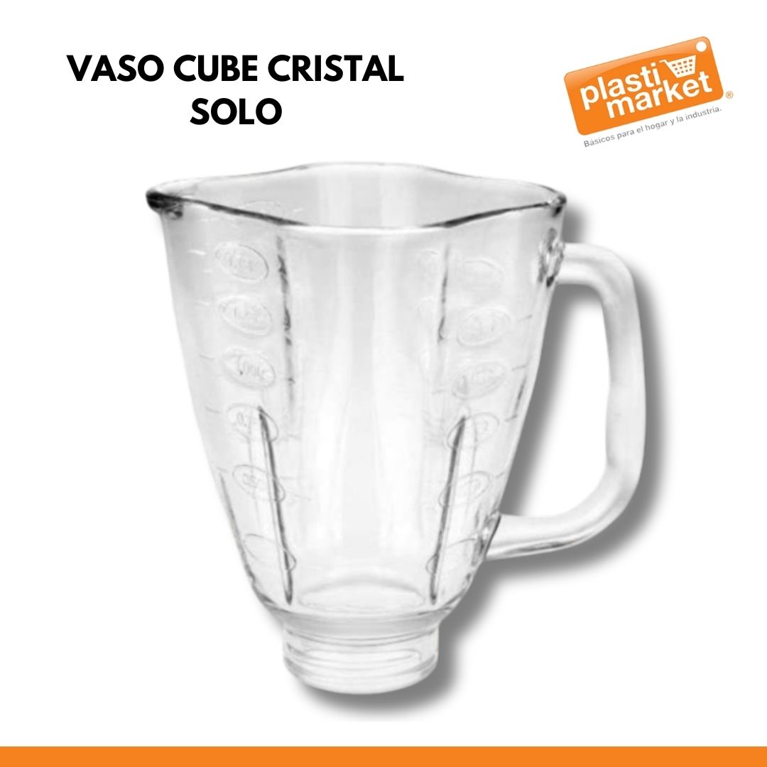 VASO CUBE CRISTAL SOLO