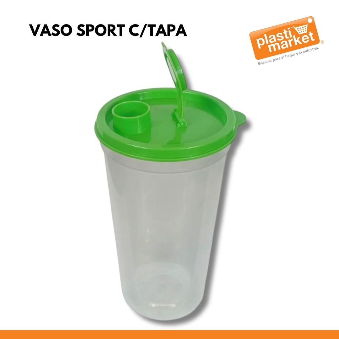 VASO SPORT C/TAPA
