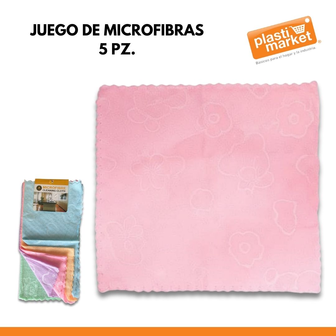 Y240181 JUEGO DE MICROFIBRAS 5 PZ.