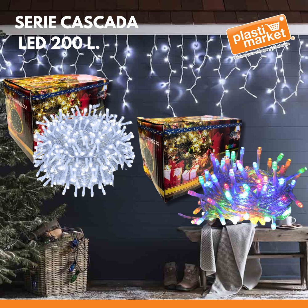YLED2007 SERIE CASCADA LED 200 L.