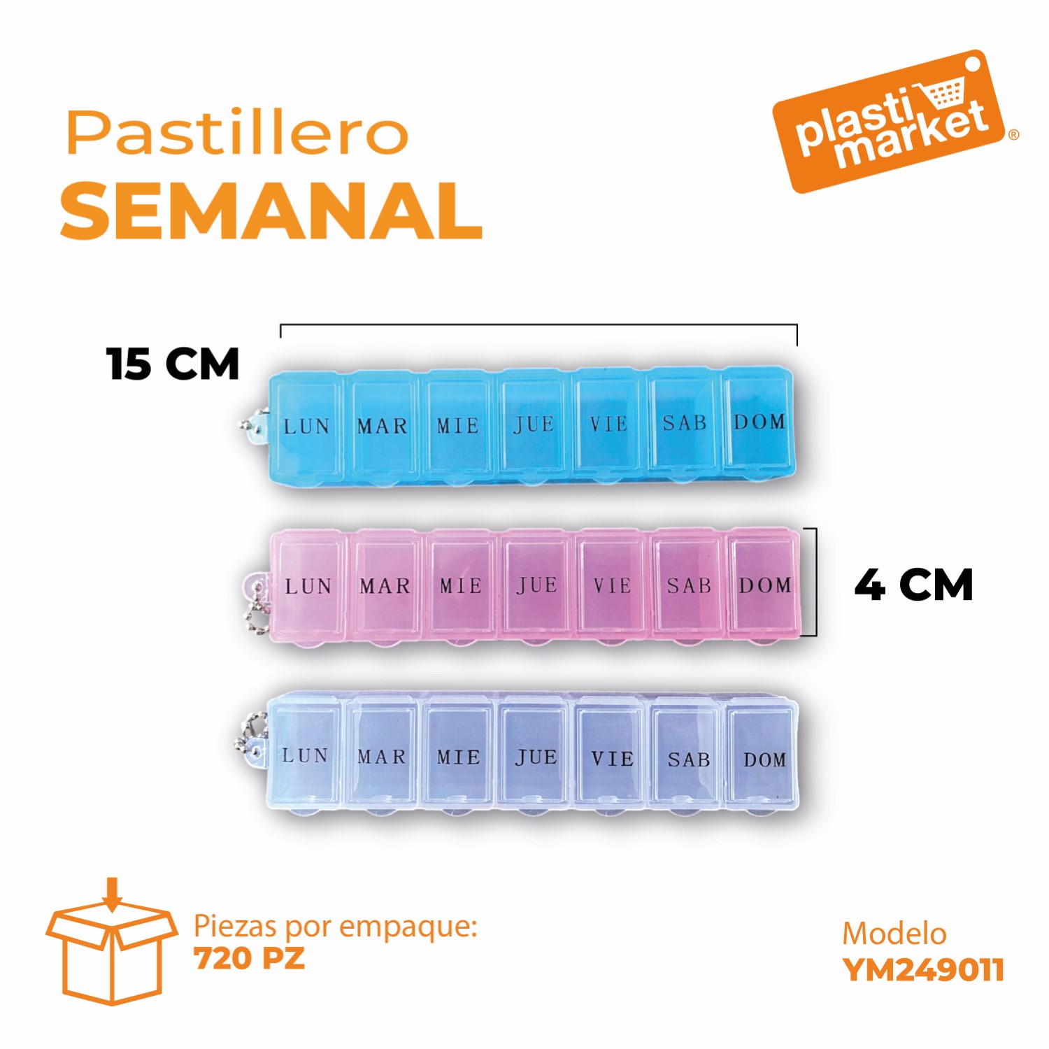 YM249011 PASTILLERO SEMANAL
