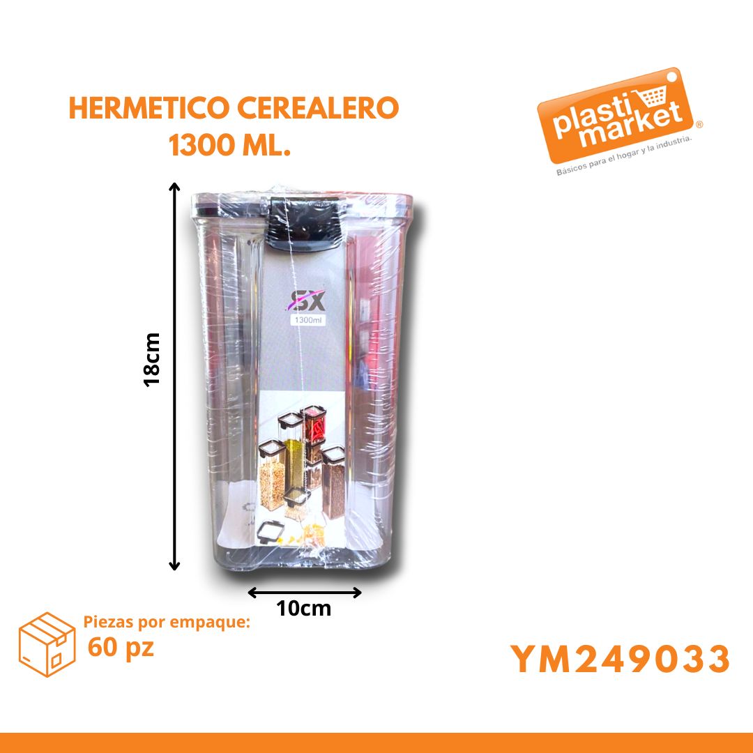 YM249033 HERMETICO CEREALERO 1300 ML.