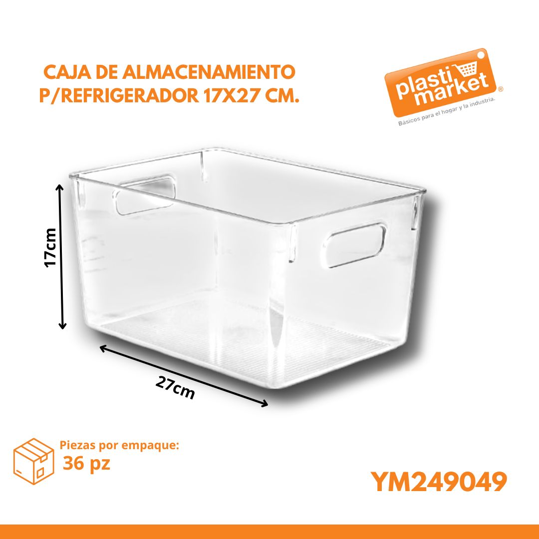 YM249049 CAJA DE ALMACENAMIENTO P/REFRIGERADOR 17X27 CM.