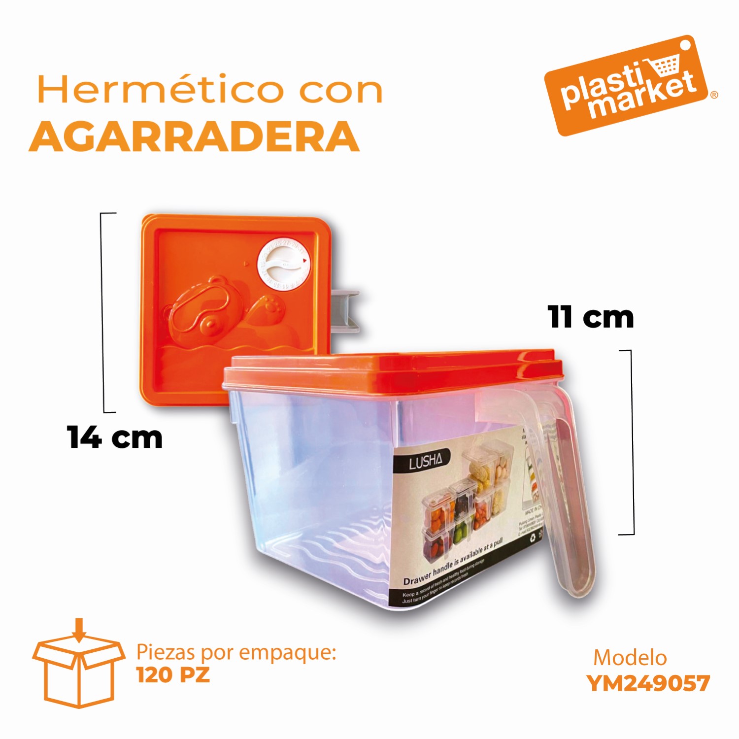 YM249057 HERMETICO C/AGARRADERA