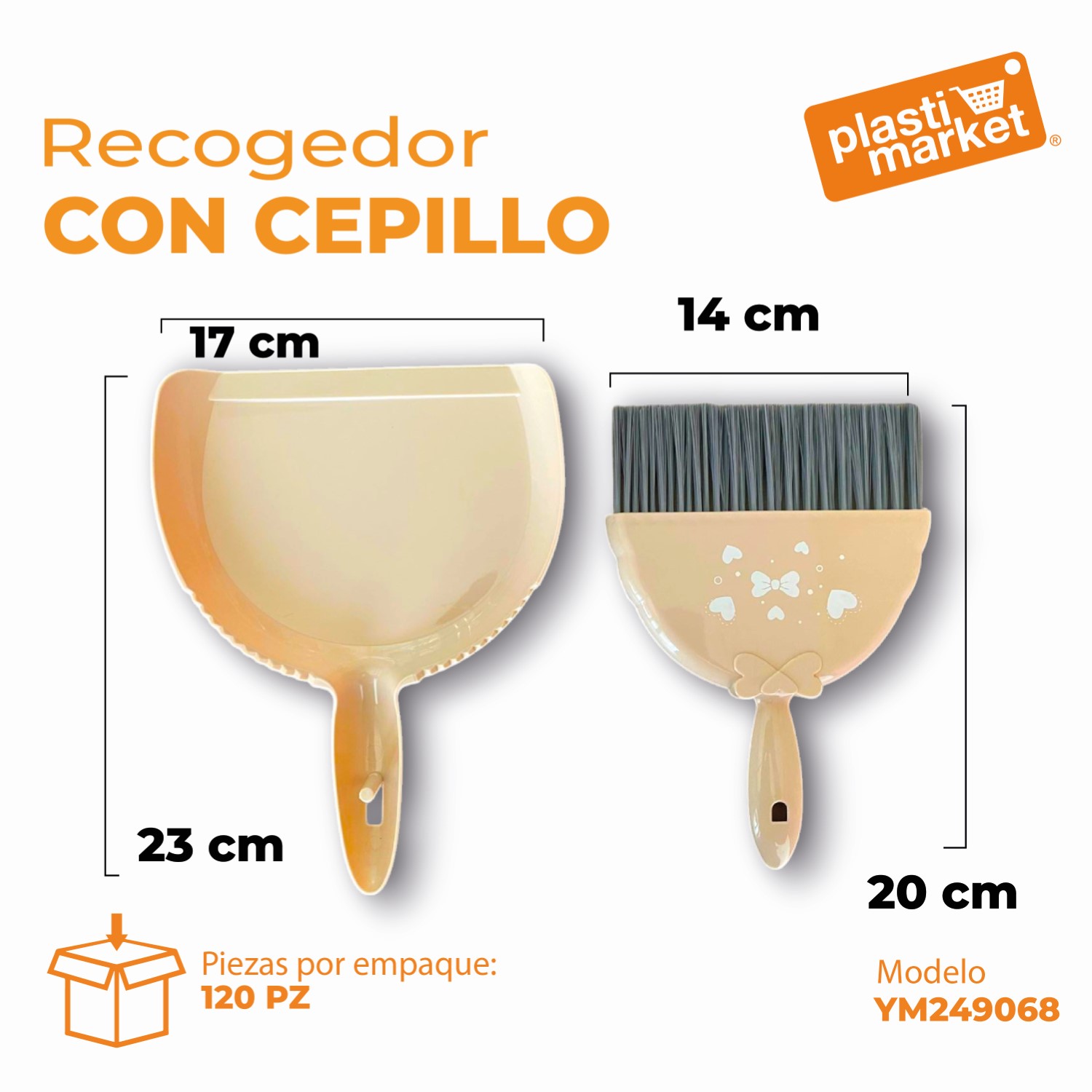 YM249068 RECOGEDOR C/CEPILLO