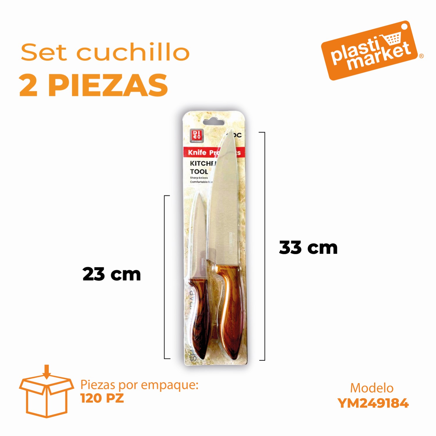 YM249184 SET CUCHILLOS 2 PZ.